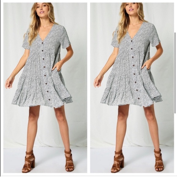 🖤🤍GORGEOUS BOHO Chic Dress🖤🤍 - Picture 2 of 3